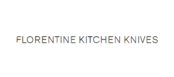Florentine kitchen knives logo, transparent background