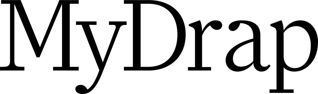 MyDrap Logo Wordmark Black