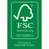 Forest Stewardship Council (FSC) logo to prove the paper and wood that is used to make Packing Green packaging has been sourced sustainably and from healthy, resilient forests.